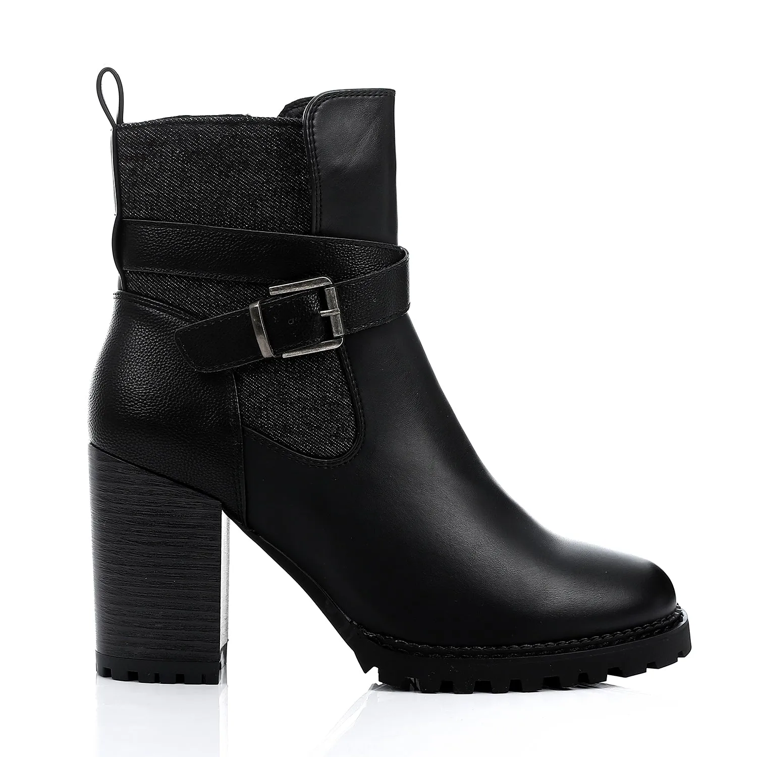 SUN-DVTF-009 Leather Ankle Boot