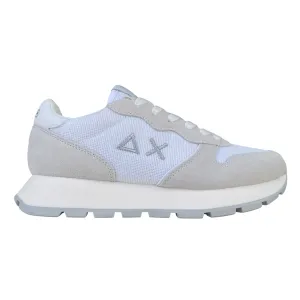 Sun68 scarpa sneakers da donna Ally Glitter Textile z35203 01 bianco odor - control - feature shoes
