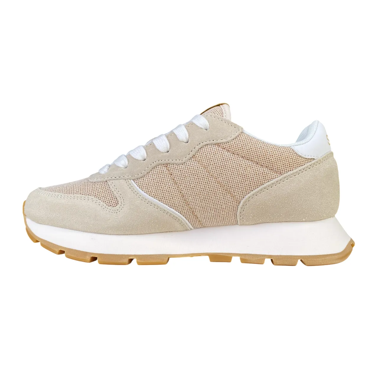 Customizable Lace Closure Sun68 scarpa sneakers da donna Ally Glitter Textile z35203 43 oro