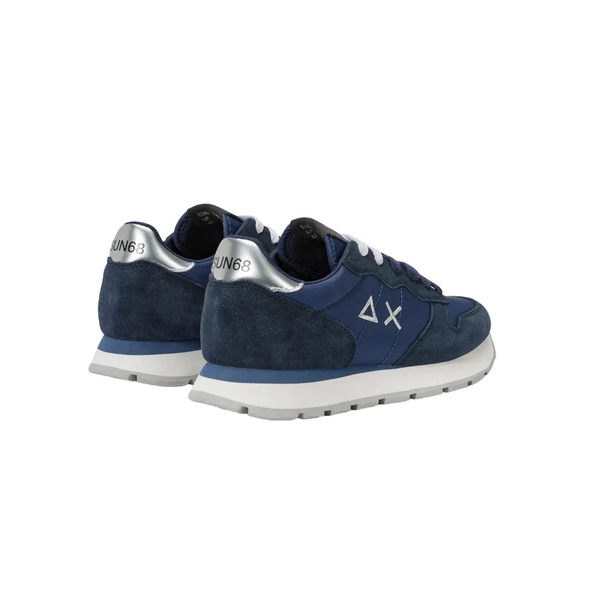 Anti Slip Outsole Winter running protection Sun68 scarpa sneakers da donna Ally Gold Silver Z44202 07 blu