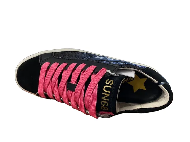 Recyclable materials Vibrant Sun68 scarpa sneakers da donna Betty Z42220 11 nero