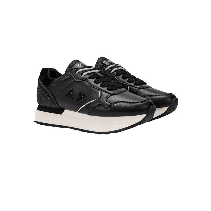 athletes' choice Lean Structure Sun68 scarpa sneakers da donna Kelly Leather Z43220 11 nero