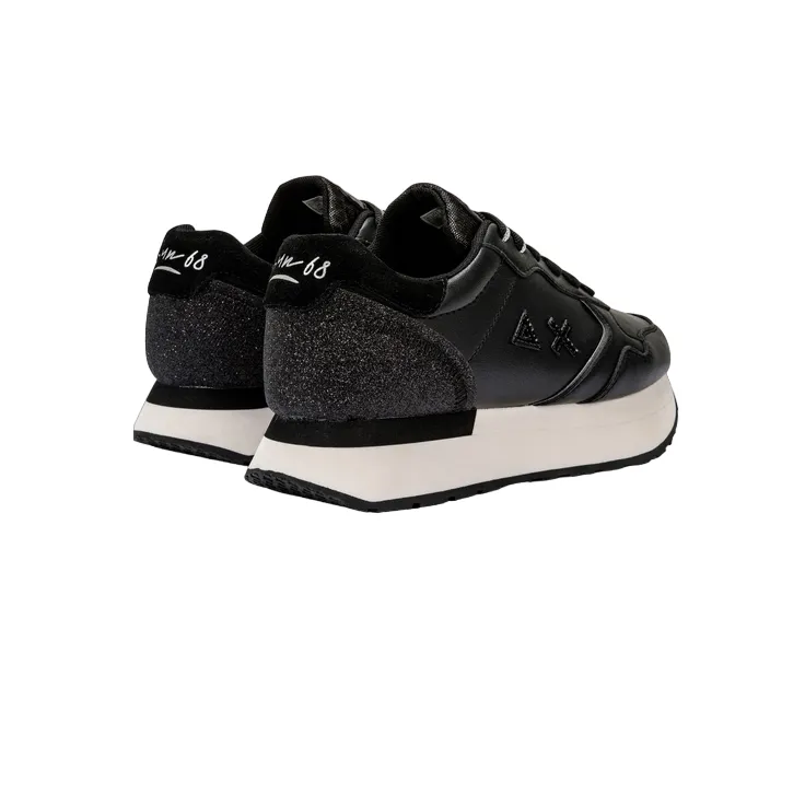 Sun68 scarpa sneakers da donna Kelly Leather Z43220 11 nero weekday running shoes Anti Twist Stability Plate