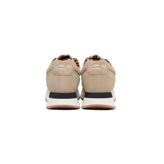 Sun68 scarpa sneakers da donna Kelly Suede Z43218 16 beige Hyper Compression Midsole