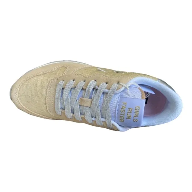Sun68 sneakers da donna Ally Glitter Mesh Z32203 43 oro muscle building Bounce Back Cushioning