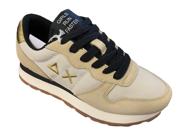 running shoes for treadmill users running shoes with air cushion Sun68 sneakers da donna Ally Gold Z42202 31 bianco panna