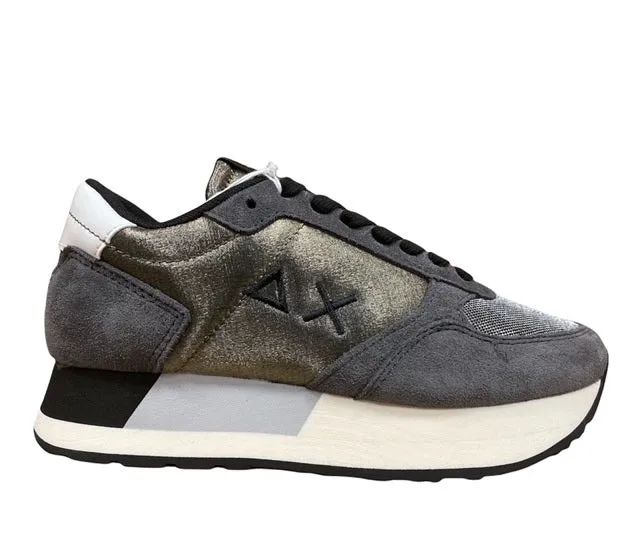 Sun68 sneakers da donna Kate Satin Z41221 47 grigio scuro precise engineering