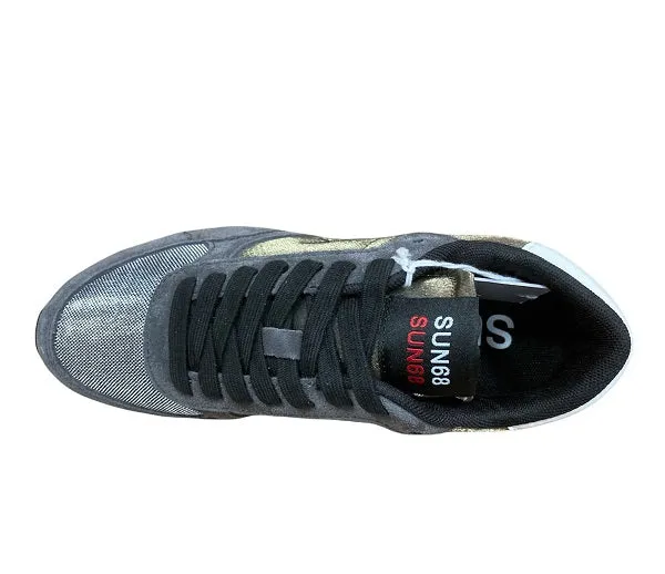 Sun68 sneakers da donna Kate Satin Z41221 47 grigio scuro Shock dispersion Ultralight Foam Core
