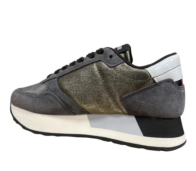 Sun68 sneakers da donna Kate Satin Z41221 47 grigio scuro Thermo Regulating Fabric forefoot - support - feature - responsiveness shoes