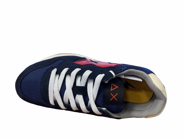 Soft Material Rolling Motion Sun68 scarpa sneakers da ragazzo Jaki Solid Z42313T 07 blu