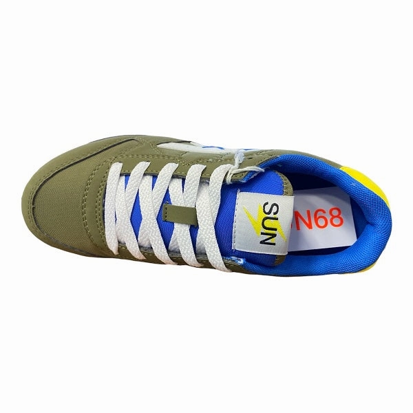 Pressure Redistribution Tech Stretch upper Sun68 scarpa sneakers da ragazzo Niki Solid Z32318 19 militare