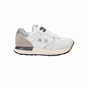 running in a sinter terrace area shoes Trendy Accessory Sun68 Sneakers da donna Kelly Leather Z33221 01 bianco