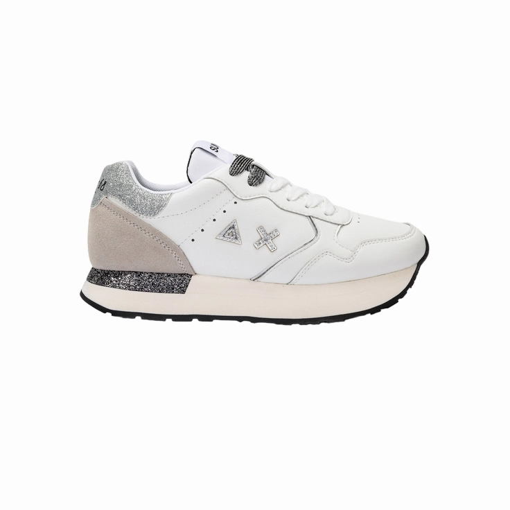 Sun68 Sneakers da donna Kelly Leather Z33221 01 bianco adult style