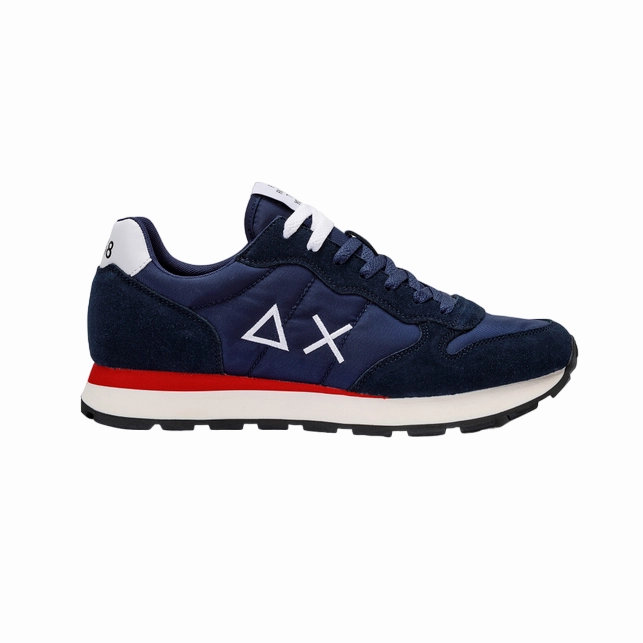 Trail Ready Fit Sun 68 scarpa sneakers da bambino Tom Solid nylon Z30301 0701 blu