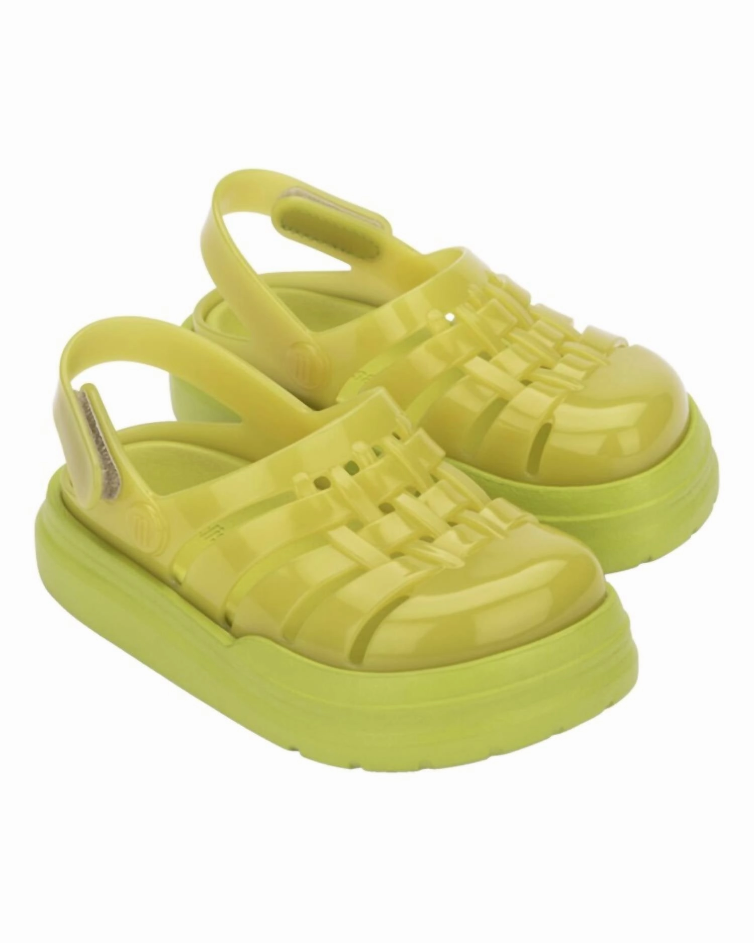 Sunday Bb Sandal In Green Reinforced Stitching
