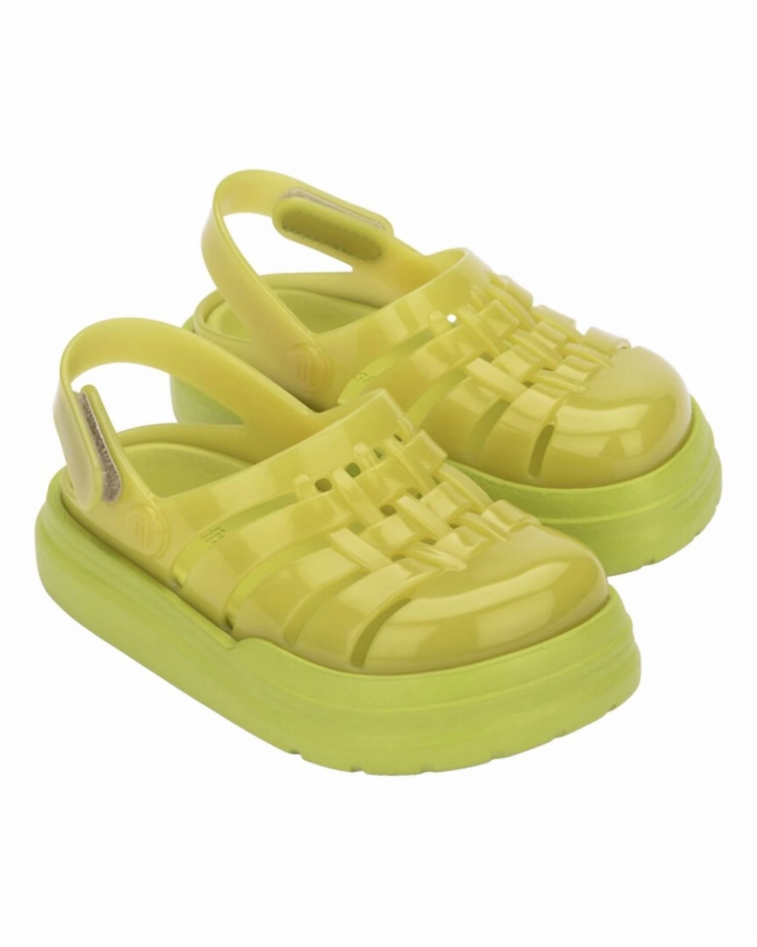 Sunday Bb Sandal In Green Reinforced Stitching