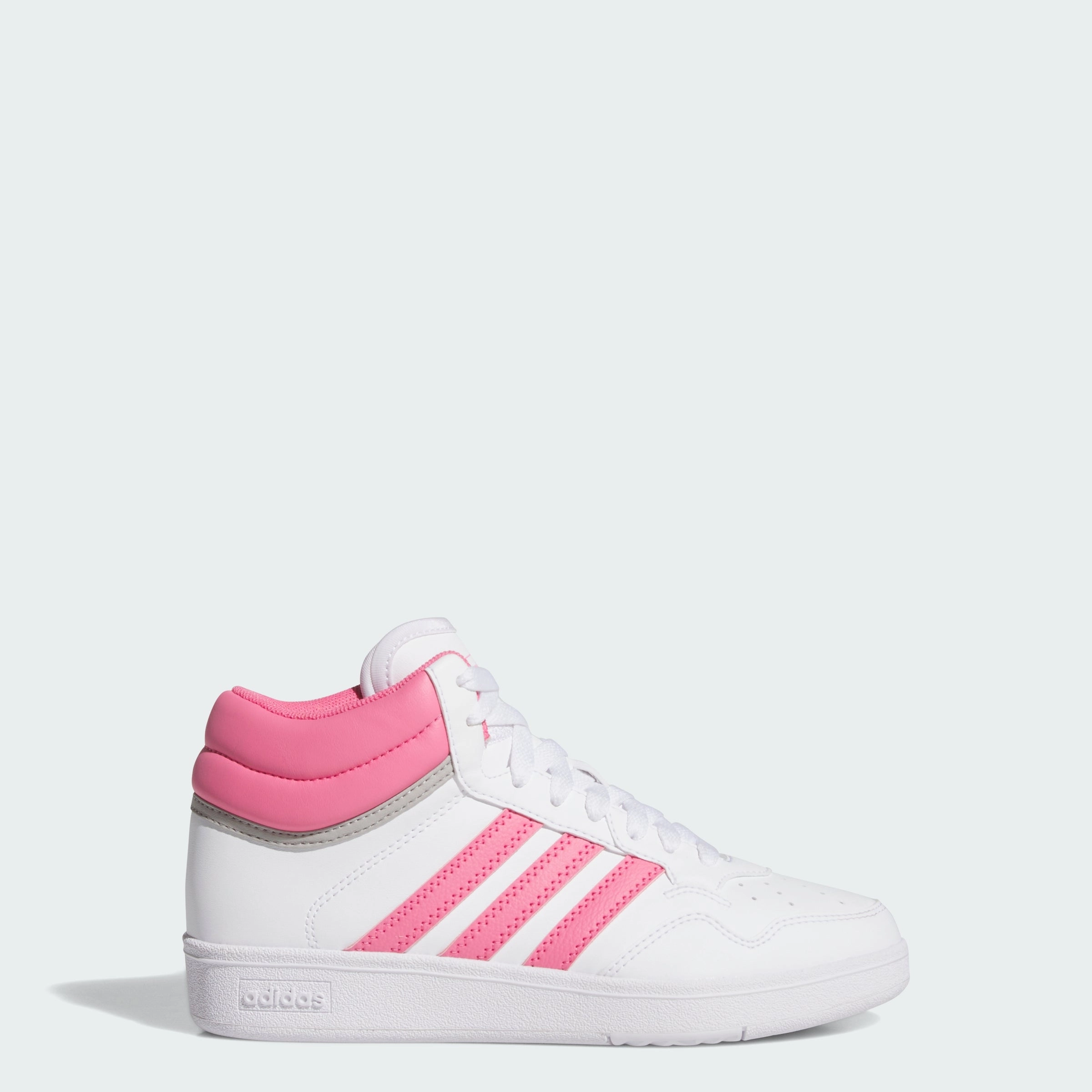 Kids' adidas Hoops 4.0 Mid Shoes Kids Work Ready Stretchable Mesh