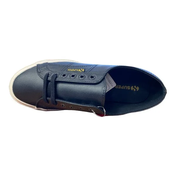 Oversized Cushioning Curvy Running Superga 2750 MICROFIBER S009YP0 999 black