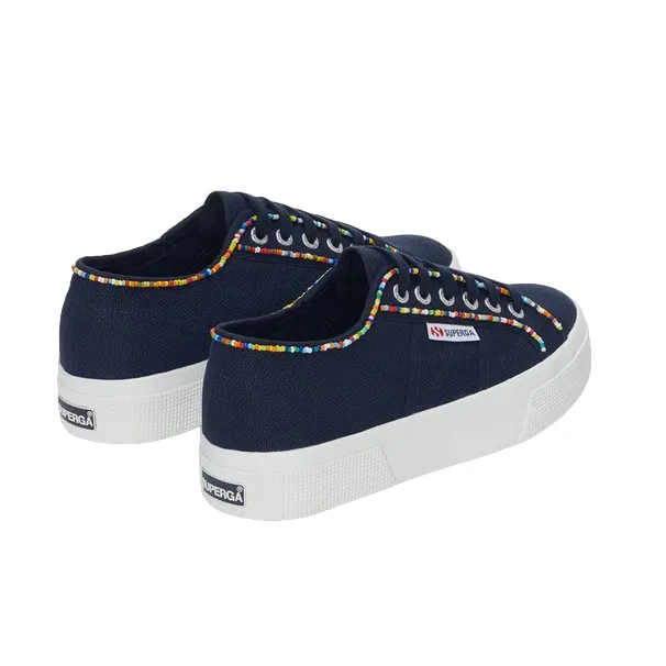 minimalist - design shoes affordable shoes Superga scarpa sneakers da donna 2740 Multicolore Beads S4131FW ATU blu