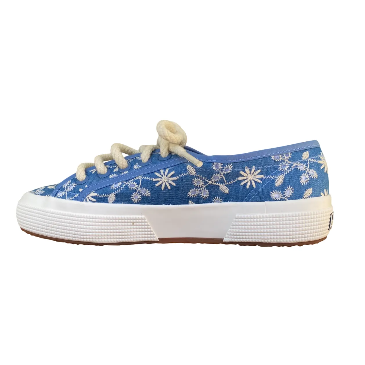 Superga scarpa sneakers da donna 2750 S2151SW A0F Sangallo blu indaco-favorio Ground Contact Technology