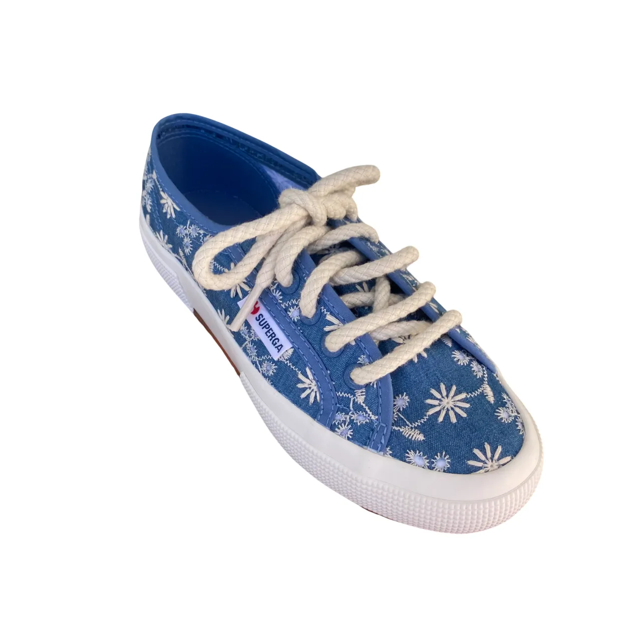 Comfort - Padding Reactive Response Superga scarpa sneakers da donna 2750 S2151SW A0F Sangallo blu indaco-favorio