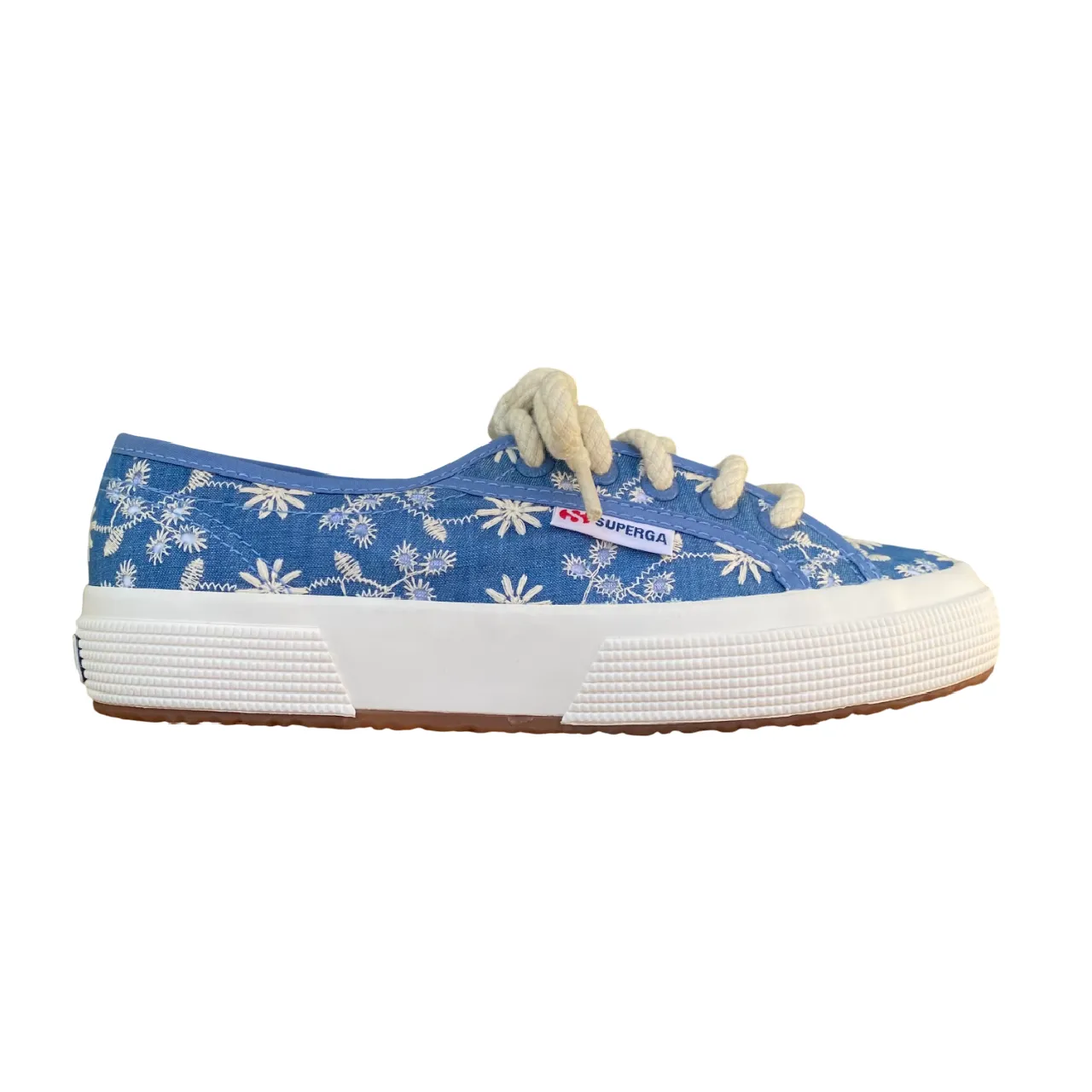 shock - absorbing footwear Reinforced Heel Support Superga scarpa sneakers da donna 2750 S2151SW A0F Sangallo blu indaco-favorio