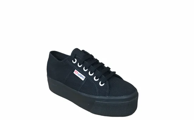 limited - edition shoes carbon - fiber midsole shoes Superga scarpa sneakers da donna con zeppa 2790 S9111LW 996 nero