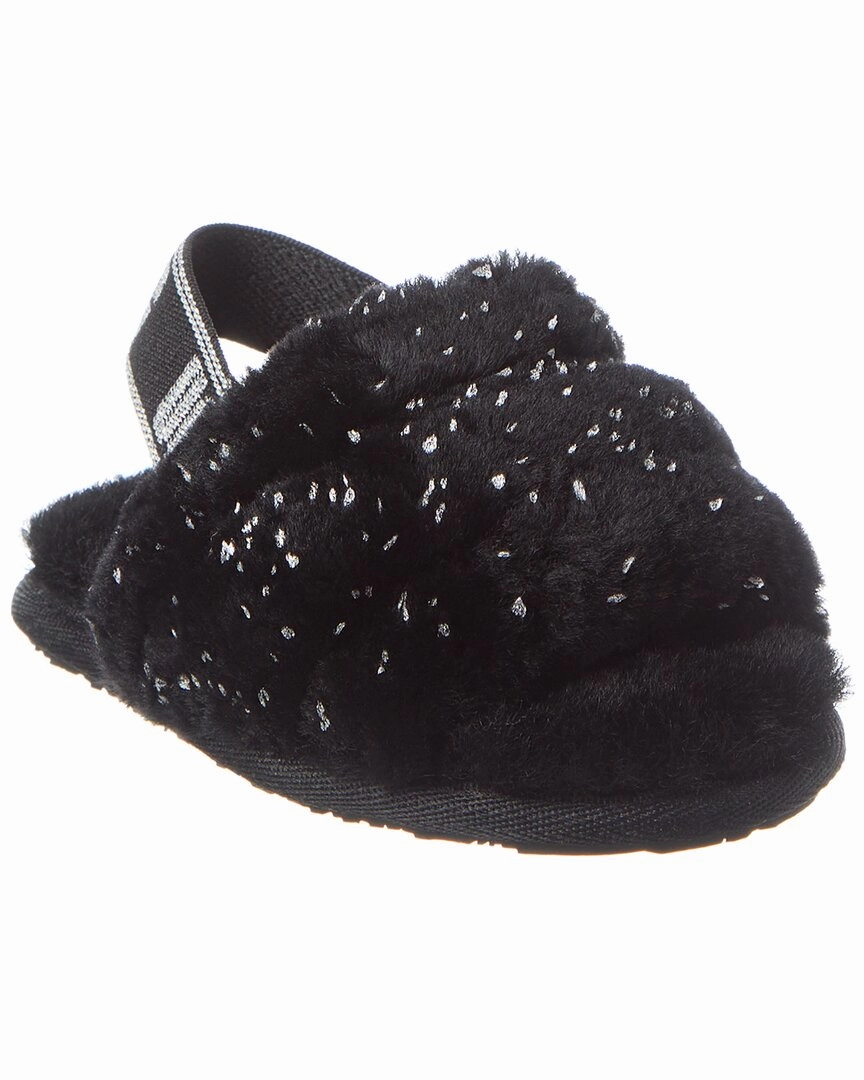Comfortable Soles Urban Wear UGG Fluff Yeah Metallic Sparkle Slide
