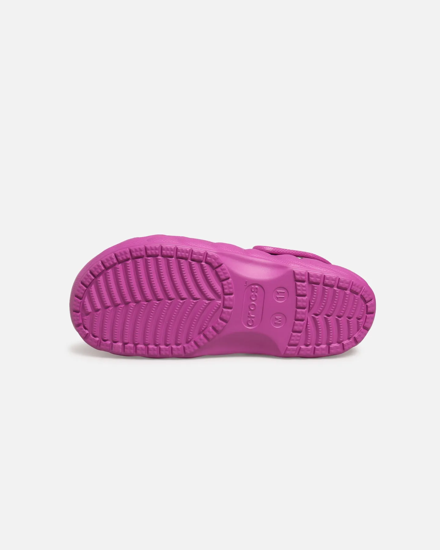 Chill Relax Fit Crocs Classic Lined Over Puff Clog Purple