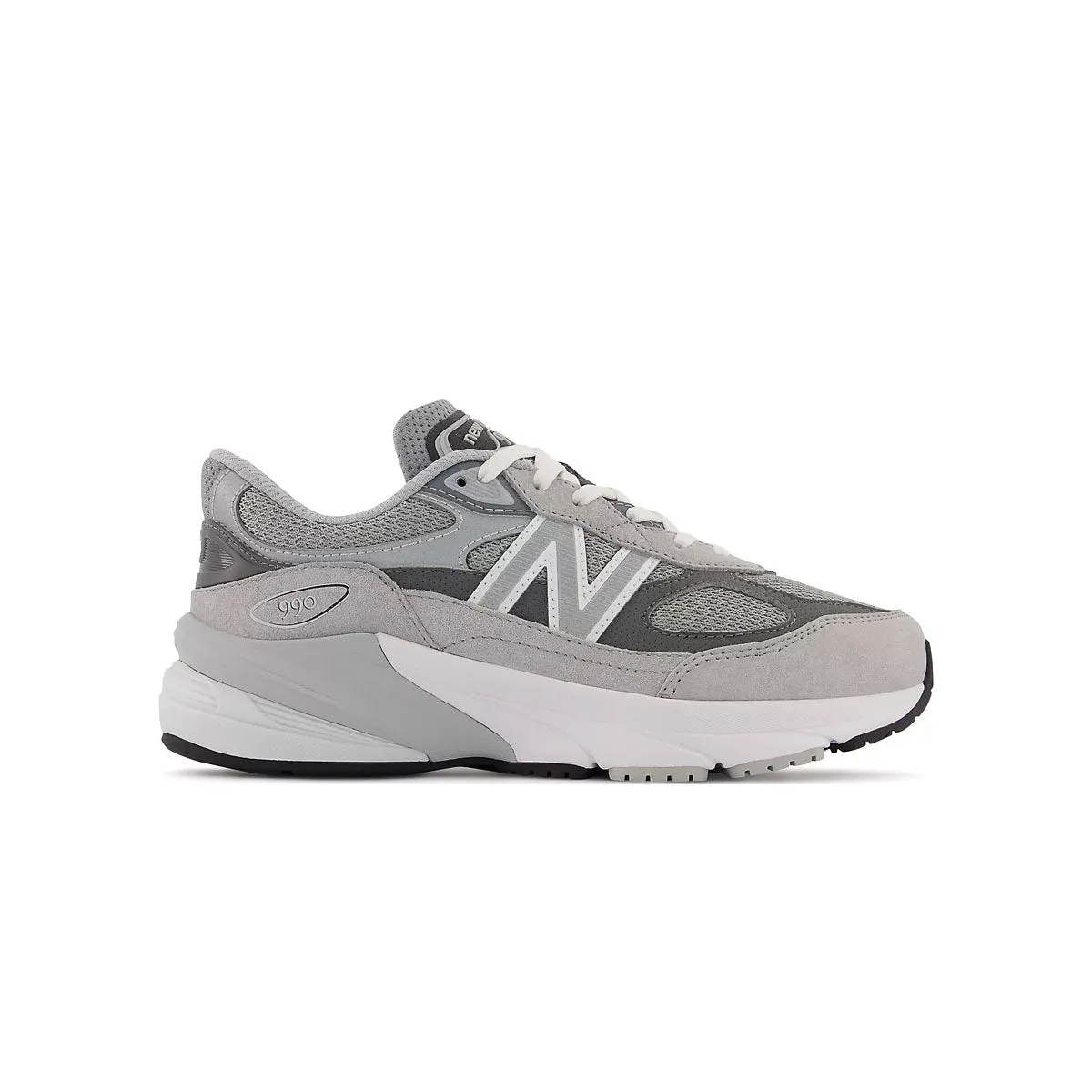 Cushioned Upper Kids 990v6 'Grey Silver'
