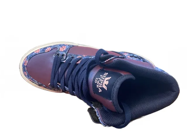 healthy traction - enhanced sole shoes Supra scarpa sneakers da donna Vaider SW28021 viola-bianco