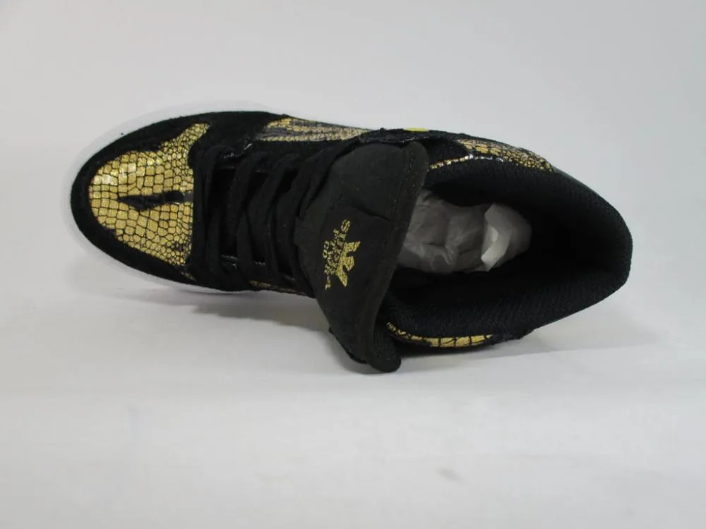 Traction Sole anti - blister - technology shoes Supra scarpa sneakers da donna Vaider SW28030 nero-oro