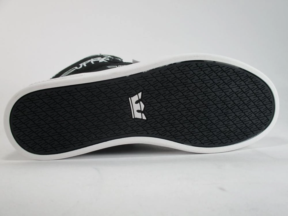 Supra scarpa sneakers alta da ragazzo Yorek HI 58048 058 nero Fashion - forward desert - climate shoes