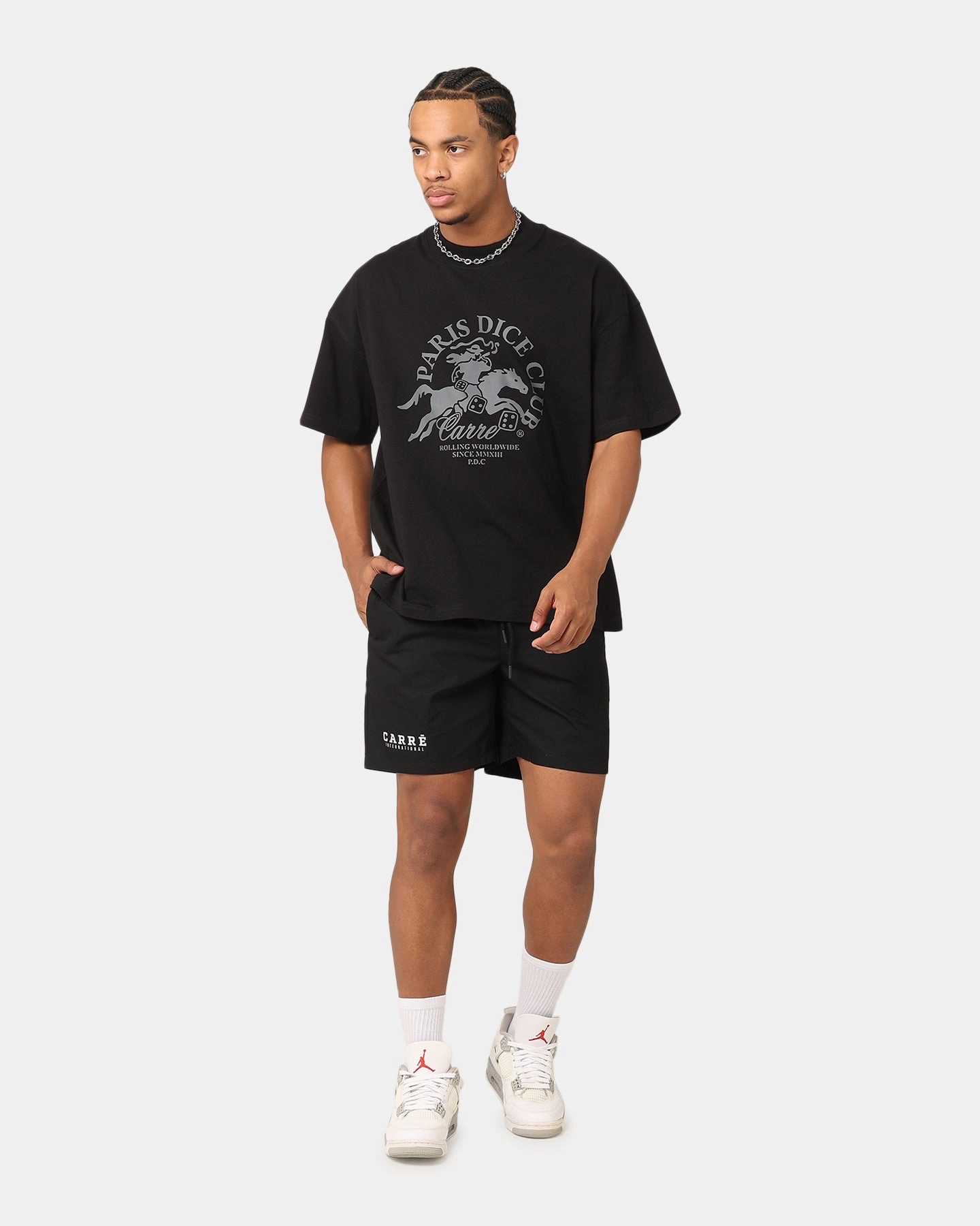 Carr?? Stallion Oversized T-Shirt Black Minimal Comfort Classic Layering