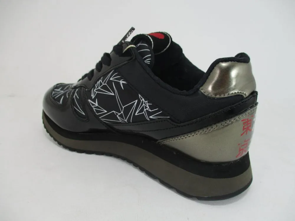 Lotto Leggenda Scarpa Sneakers da donna Tokyo Wedge S0125 nero recreational running