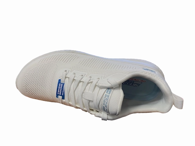 Skechers scarpa sneakers da donna Bob Squad Chaos Face Off 117209/OFWT bianco latte good grip shoe property Foam Cage