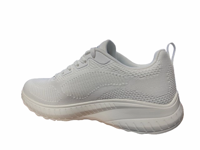 Skechers scarpa sneakers da donna Bob Squad Chaos Face Off 117209/OFWT bianco latte all - around shoes