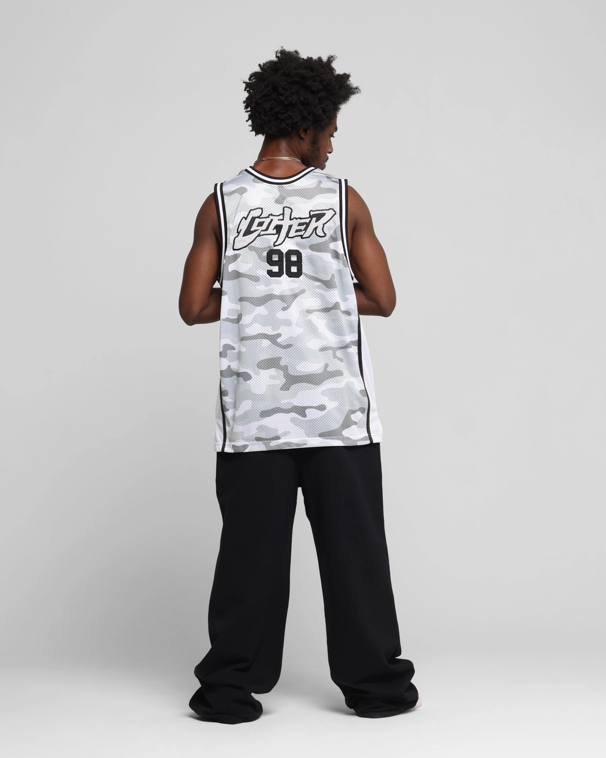 Loiter Midway Jersey Snow Camo Multi Panel Construction