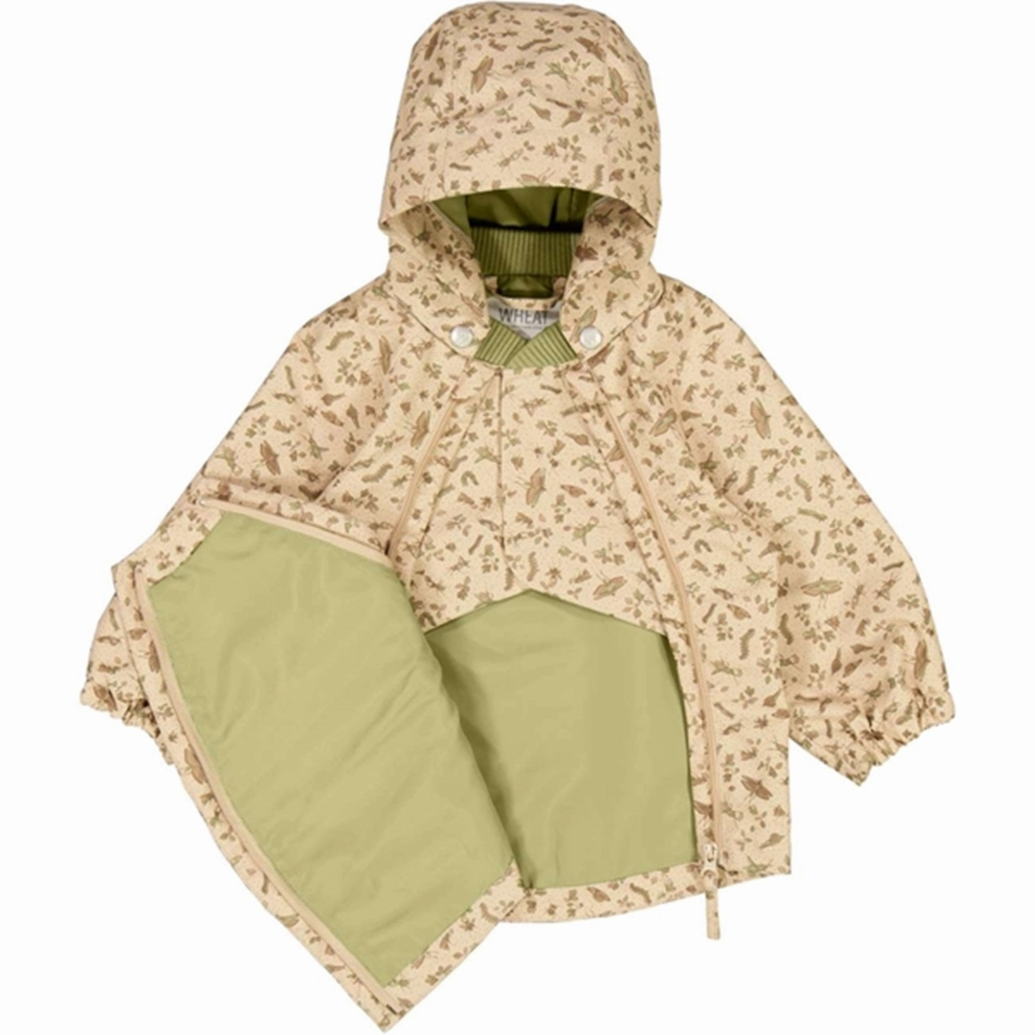 Sustainable Recycled Material Wheat Jacket Sveo Tech Sand Insects