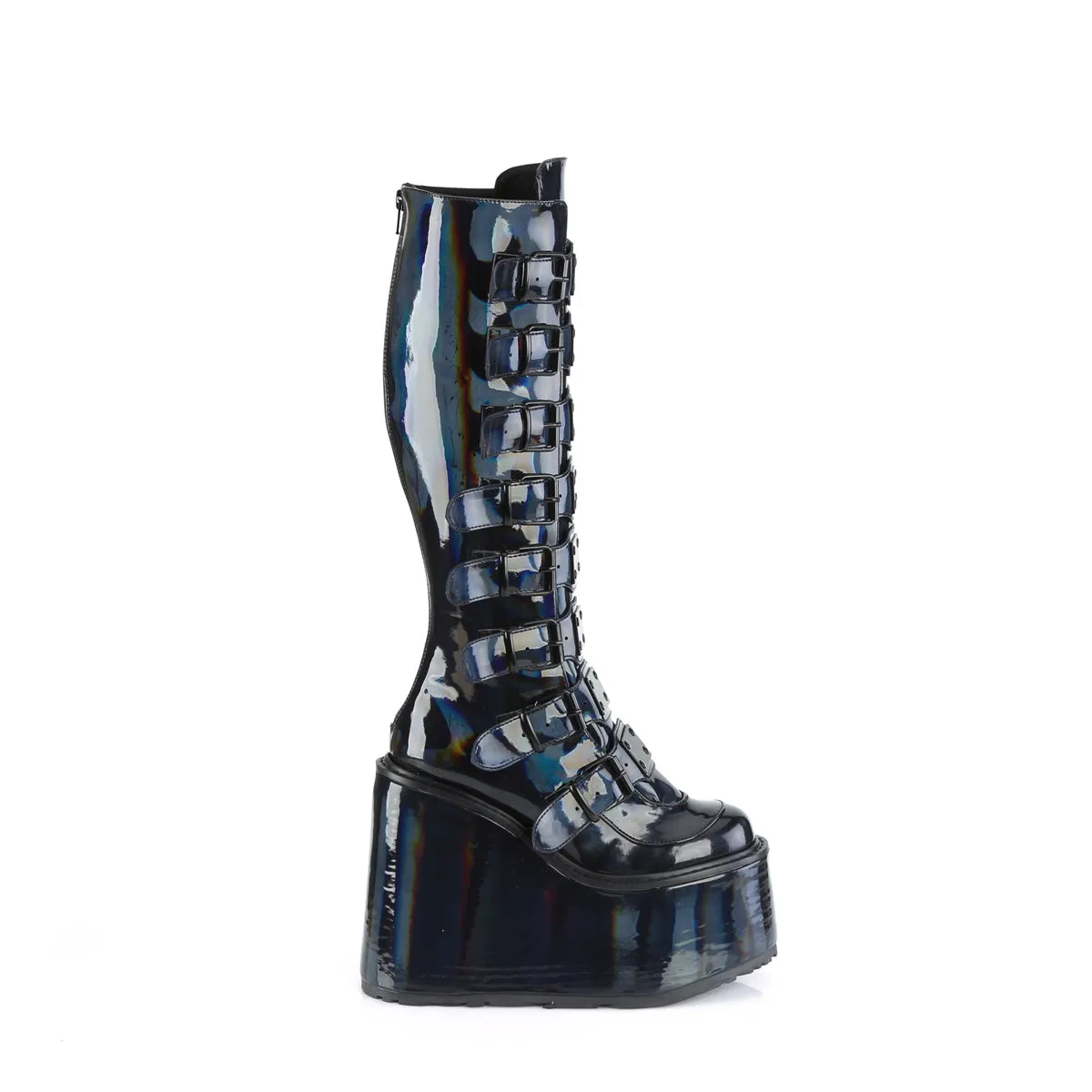 SWING-815 Demoniacult Alternative Footwear Women's Knee High Boots