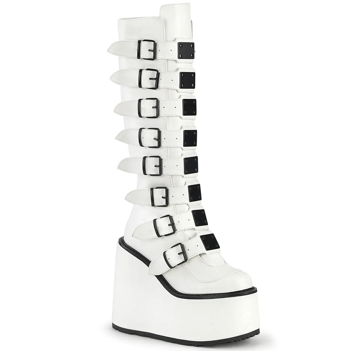 SWING-815 Demoniacult Alternative Footwear Women's Knee High Boots