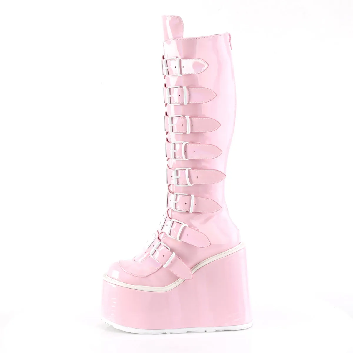 SWING-815 Demoniacult Alternative Footwear Women's Knee High Boots