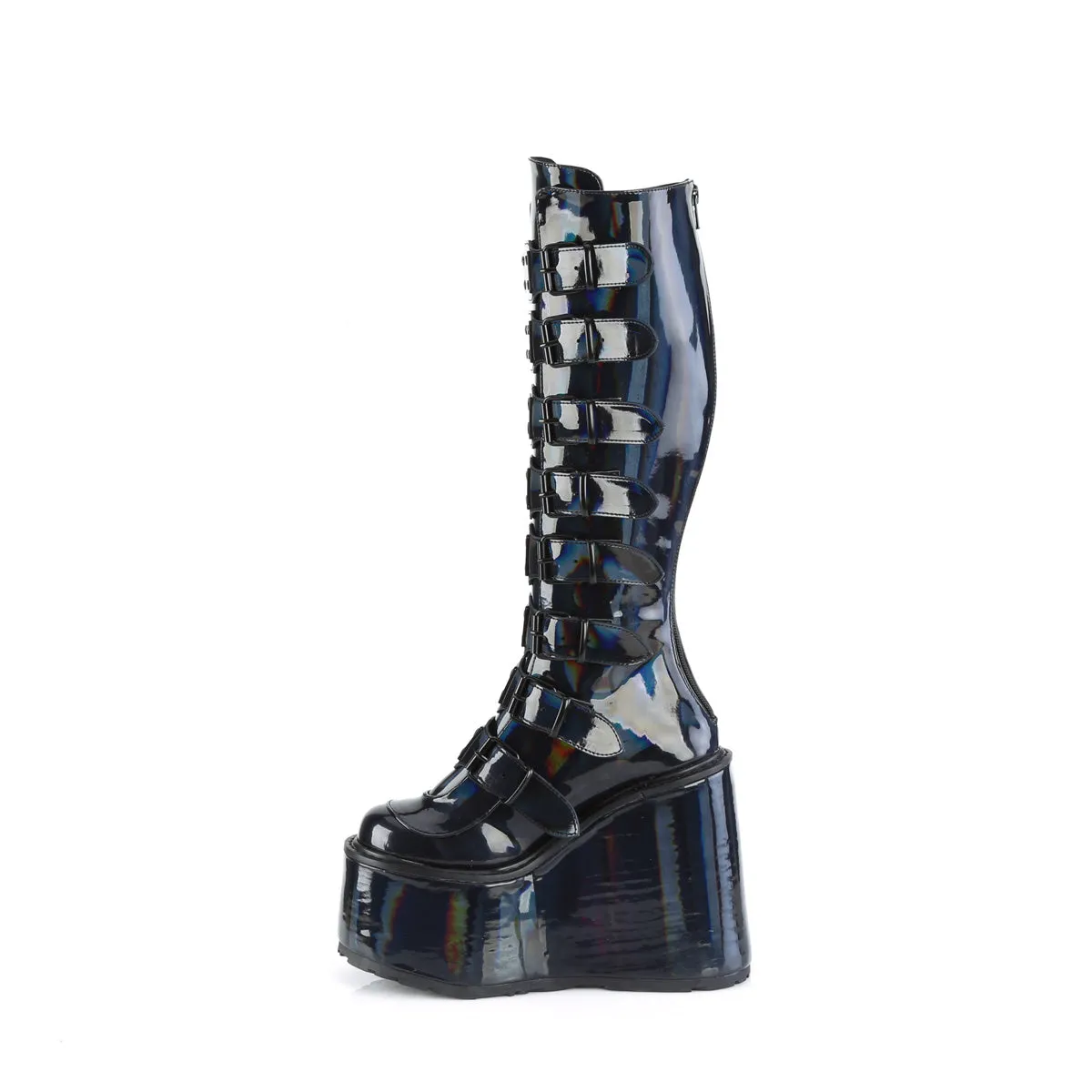 SWING-815 Demoniacult Alternative Footwear Women's Knee High Boots