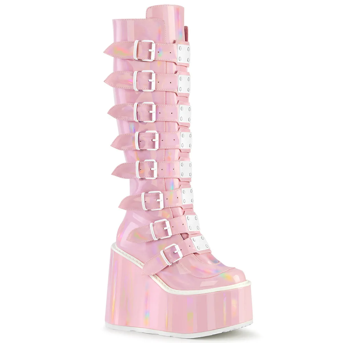 SWING-815 Demoniacult Alternative Footwear Women's Knee High Boots