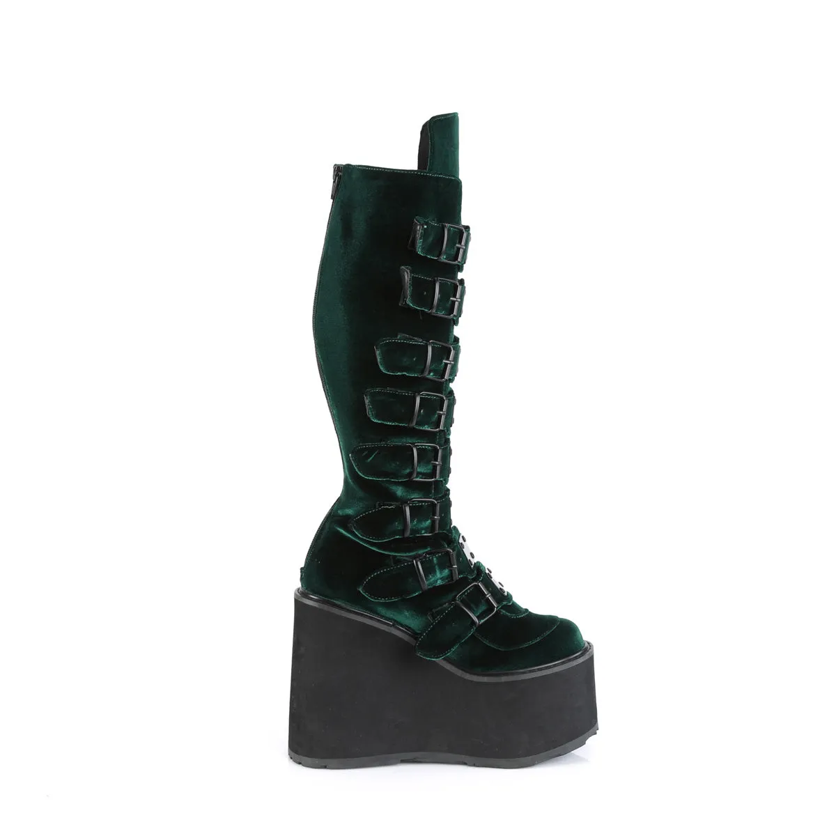 SWING-815 Demoniacult Alternative Footwear Women's Knee High Boots
