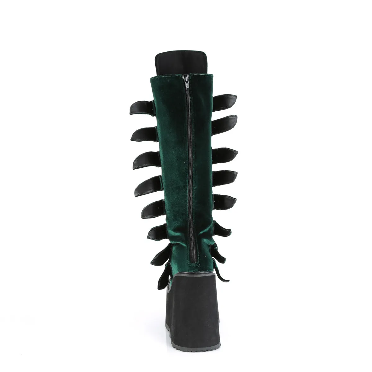 SWING-815 Demoniacult Alternative Footwear Women's Knee High Boots