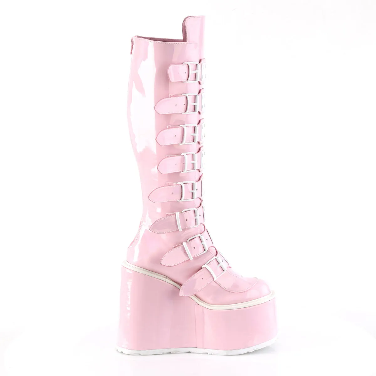 SWING-815 Demoniacult Alternative Footwear Women's Knee High Boots