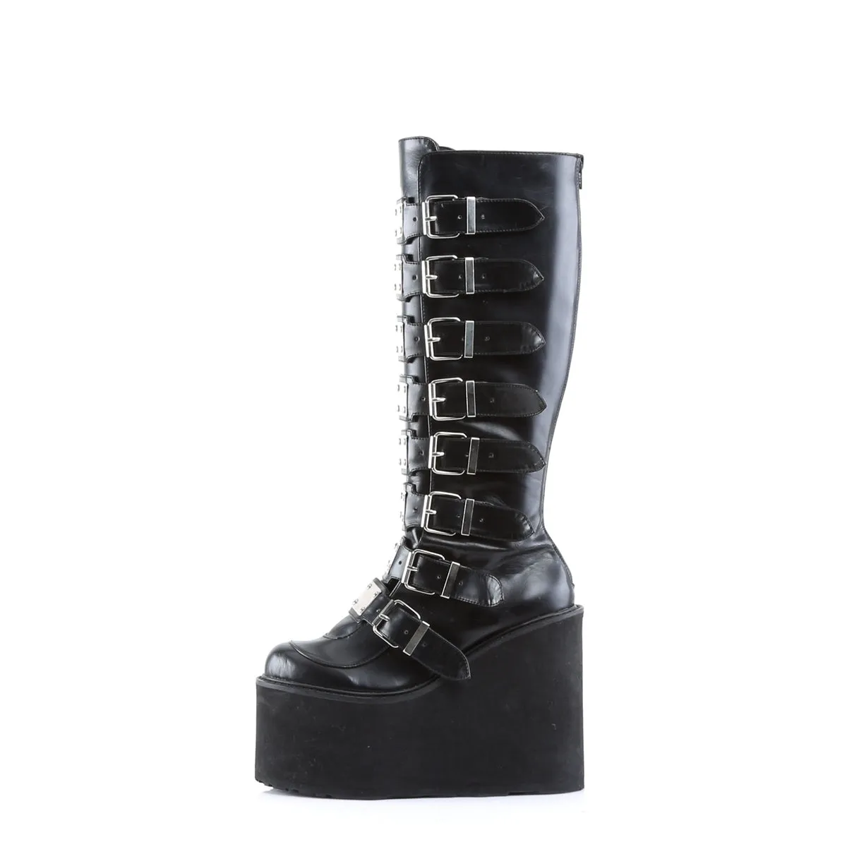SWING-815 Demoniacult Alternative Footwear Women's Knee High Boots