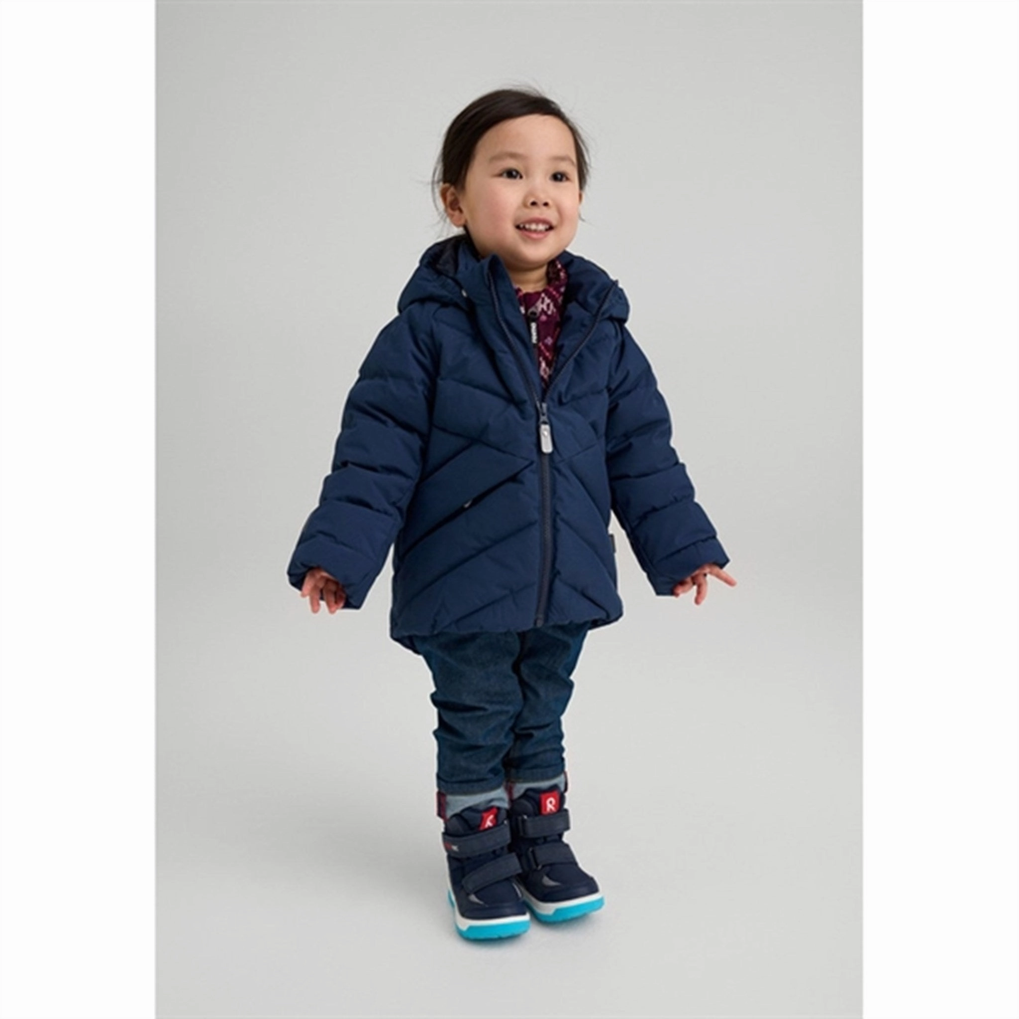 Heat Reflective Lining Casual Outdoor Look Reima Jacket Kupponen Navy