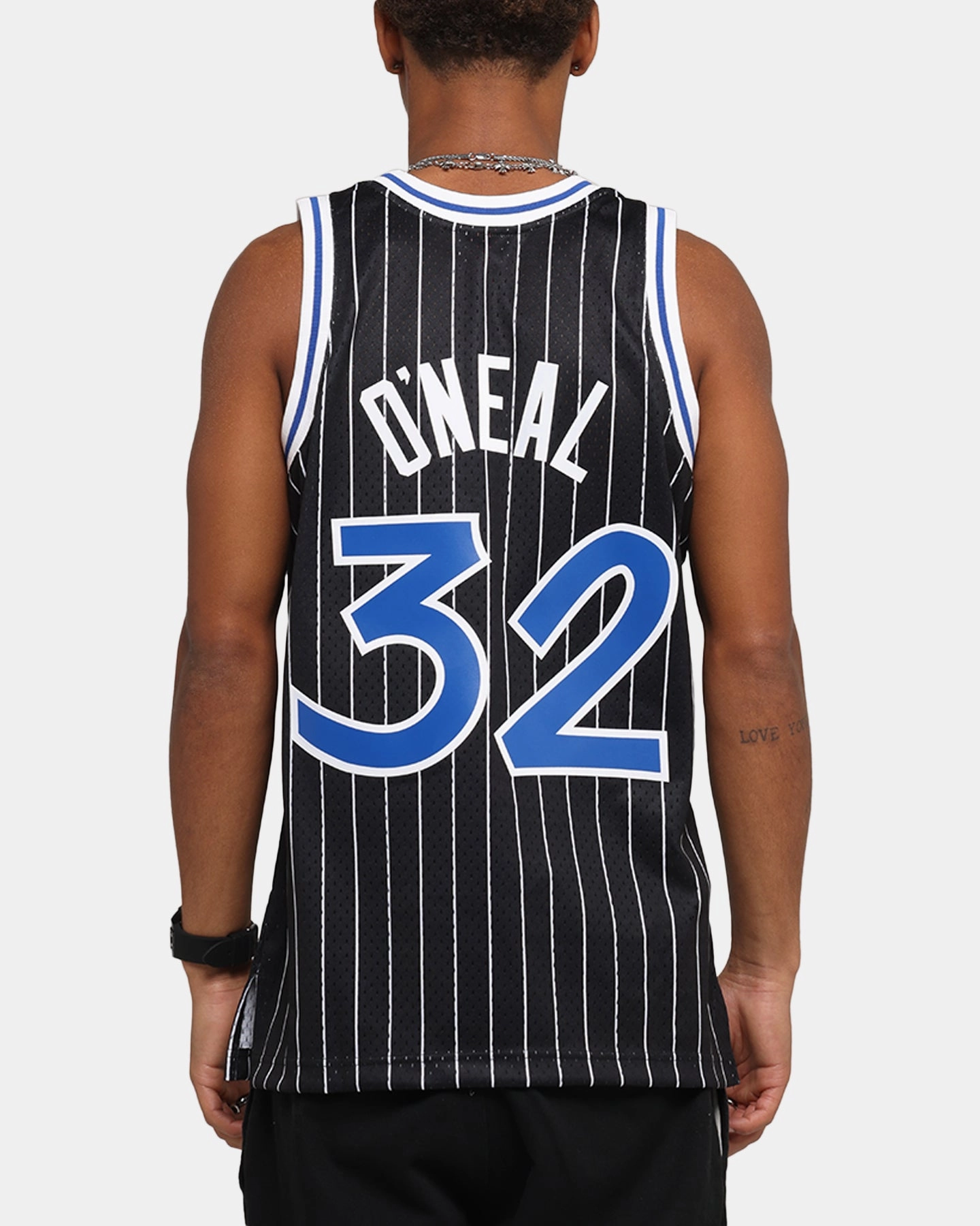 Soft Surface Chill Fit Mitchell & Ness Orlando Magic Shaquille O'Neal '94-'95 #32 Alternate Swingman Jersey Black/White